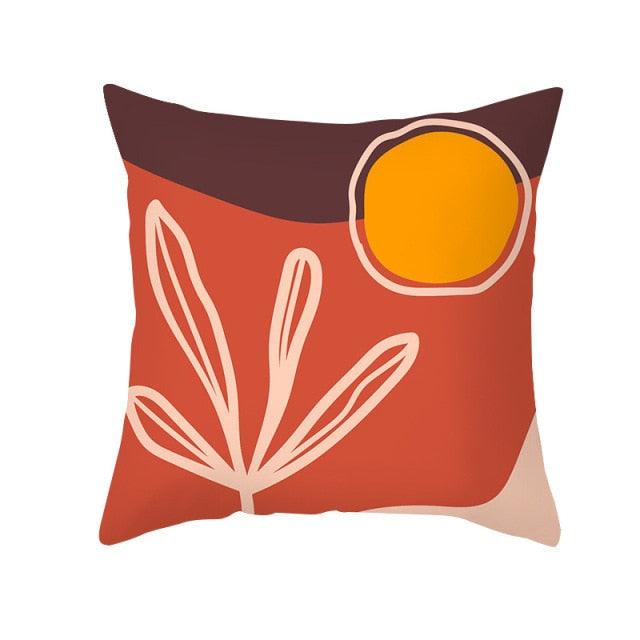 Abstract Line Drawing Cushion Case Modern Abstract Painting Pillow Case Beautiful Art Cushion Covers Art Sofa Pillows Case Livingroom Decorative Pillow 45x45CM