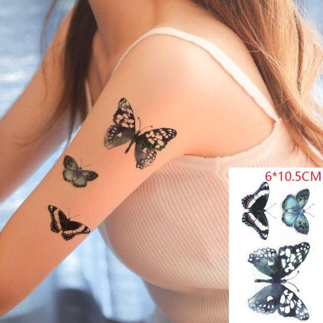 Lion King Temporary Tattoo Waterproof Black And Colorful Small Big Luxury Tattoo For Mens Womens