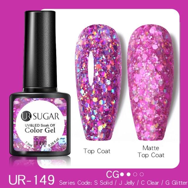 Fluorescent Gel Nail Polish Yellow Green High Quality Colors UV Strong Matte Effect Luxury Design For Girls and Women
