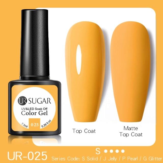 Fluorescent Gel Nail Polish Yellow Green High Quality Colors UV Strong Matte Effect Luxury Design For Girls and Women