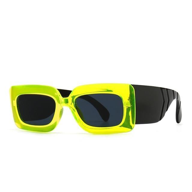 Oversized Square Sunglasses Classic Square Sunglasses For Men & Women Sun Glasses In Snake Pattern For Traveling Shades Female