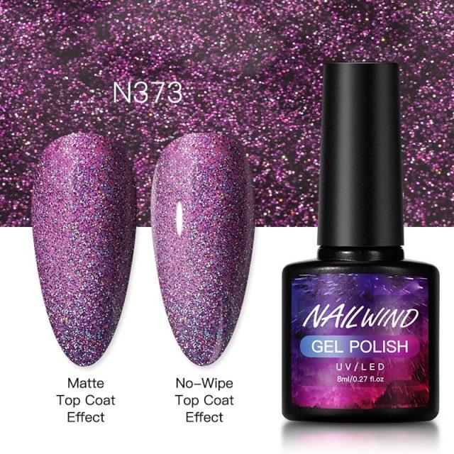New Womens Fashion Gel Nail Polish UV LED Semi Permanent Matt Glossy Effect Luxury Manicure Design