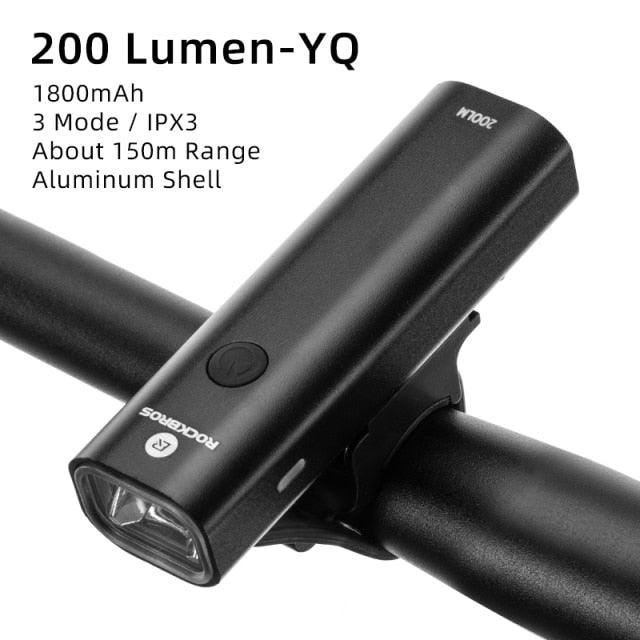Bike Light Front Lamp USB Rechargeable LED 4800mAh Bicycle Light Waterproof Bicycle Light Set USB  Rechargeable Super Bright Bike Headlight For Night Riding Bracket 1000LM