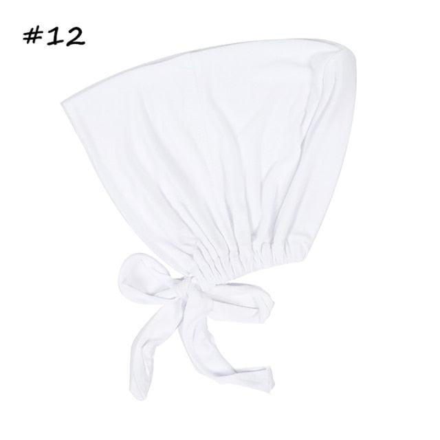 Fashion Modal Under Scarf  Hijab Turban Cap Cotton With Band Adjustable Inner Hijab cap Muslim Turban Hijab Cap For Women