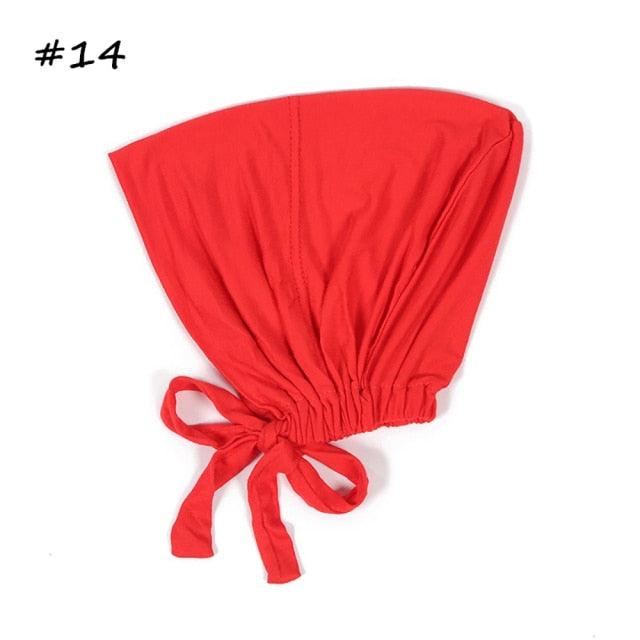 Fashion Modal Under Scarf  Hijab Turban Cap Cotton With Band Adjustable Inner Hijab cap Muslim Turban Hijab Cap For Women