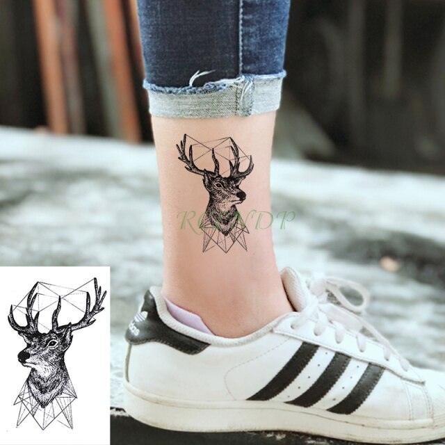 New Different Waterproof Temporary Tattoo Cute Fox Dog Luxury Animal Stickers Tattoo Colorful Modern Design For Adults Kids