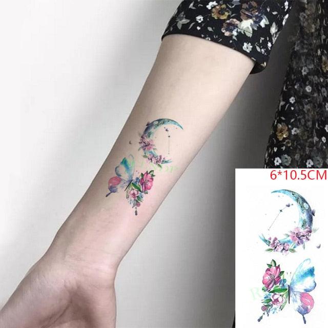 New Different Waterproof Temporary Tattoo Cute Fox Dog Luxury Animal Stickers Tattoo Colorful Modern Design For Adults Kids