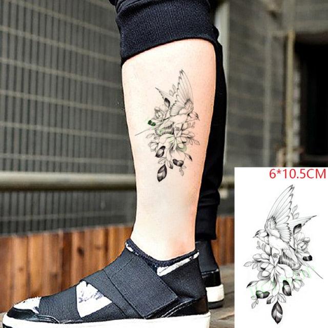 New Different Waterproof Temporary Tattoo Cute Fox Dog Luxury Animal Stickers Tattoo Colorful Modern Design For Adults Kids