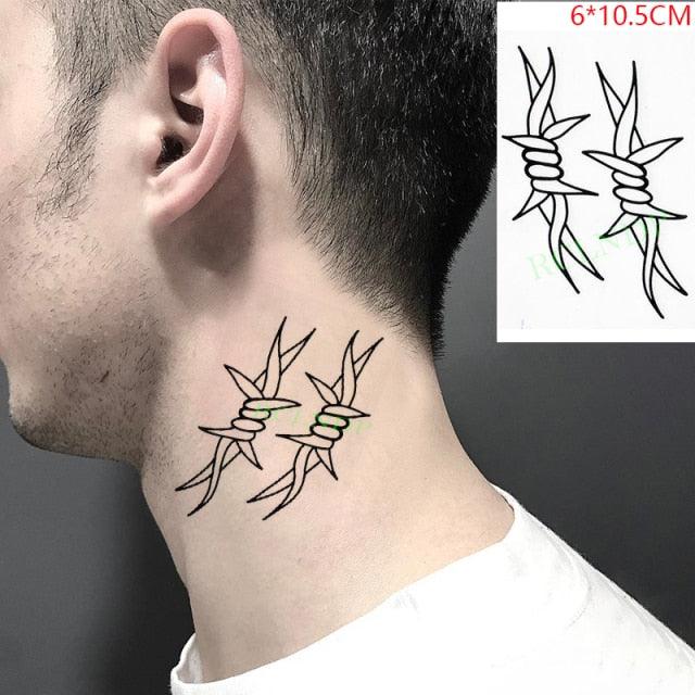 New Different Waterproof Temporary Tattoo Cute Fox Dog Luxury Animal Stickers Tattoo Colorful Modern Design For Adults Kids