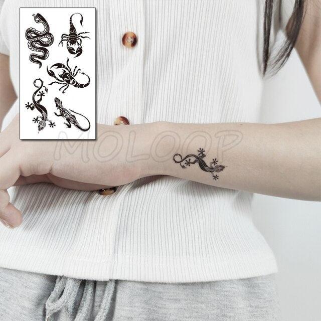 Luxury Womens Different Temporary Waterproof Tattoo Sticker Feather Dandelion Tattoos For Makeup Party