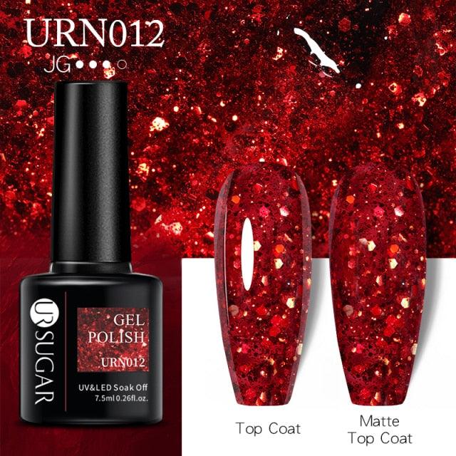 New 2022 Pink Blue Gel Nail Polish UV Color Changing Elegant Luxury Glossy Nail Design For Womens