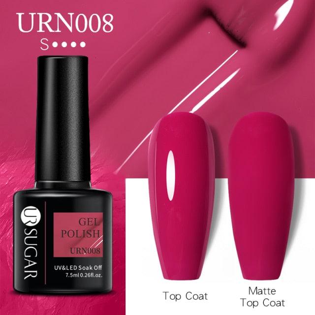 New 2022 Pink Blue Gel Nail Polish UV Color Changing Elegant Luxury Glossy Nail Design For Womens