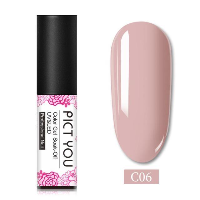 New 2022 Pink Blue Gel Nail Polish UV Color Changing Elegant Luxury Glossy Nail Design For Womens
