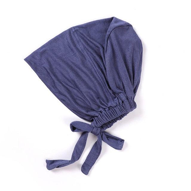 Fashion Modal Under Scarf  Hijab Turban Cap Cotton With Band Adjustable Inner Hijab cap Muslim Turban Hijab Cap For Women