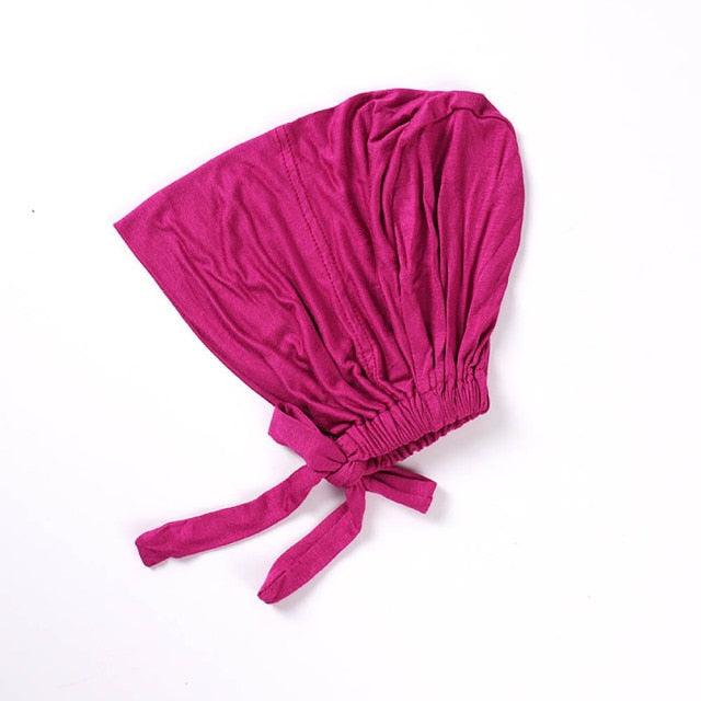 Fashion Modal Under Scarf  Hijab Turban Cap Cotton With Band Adjustable Inner Hijab cap Muslim Turban Hijab Cap For Women