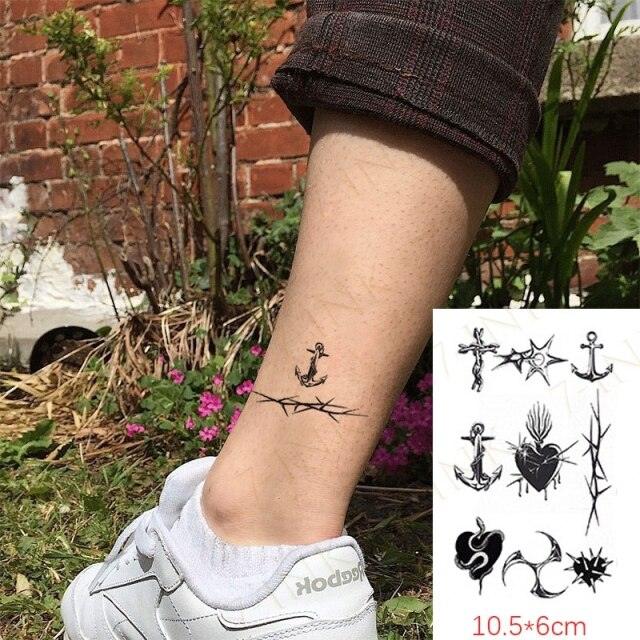 Waterproof Temporary Tattoo Lavender Stickers Butterfly Flower Luxury Small Tattoo For Body Arm
