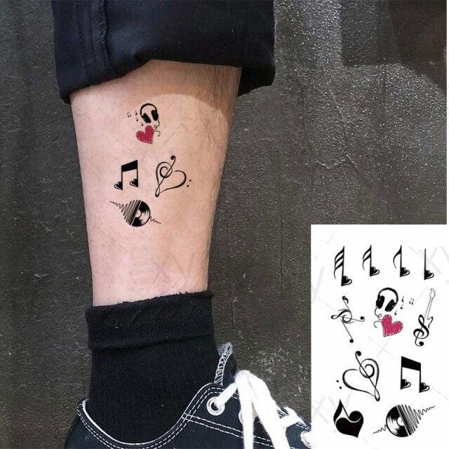 Waterproof Temporary Tattoo Lavender Stickers Butterfly Flower Luxury Small Tattoo For Body Arm