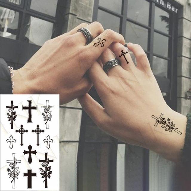 Modern Small Tattoo Sun Moon Heart Waterproof Temporary Tattoos High Quality Design For Womens