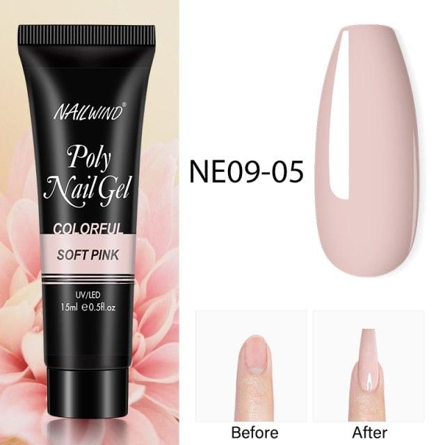 Diamond Gel Nail Polish Poly 15ml Semi Permanent UV Manicure Reflective Sparkling Luxury Shine Design For Women and Girls