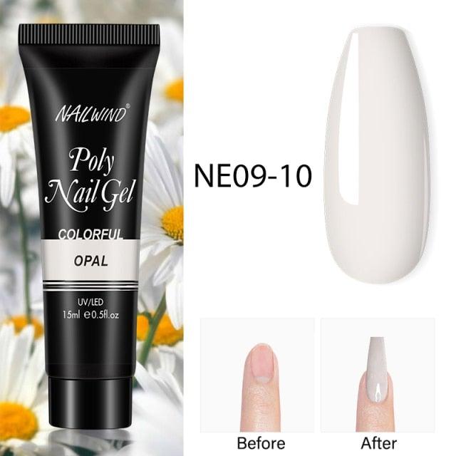 Diamond Gel Nail Polish Poly 15ml Semi Permanent UV Manicure Reflective Sparkling Luxury Shine Design For Women and Girls