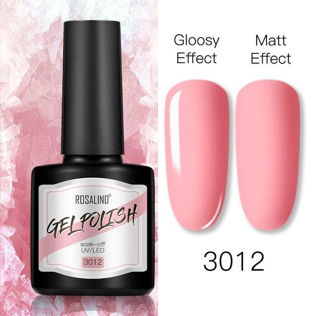 Shiny Womens Gel Nail Polish Permanent Painting Glossy Matte Effect For Manicure Nail Art Design For Womens and Girls