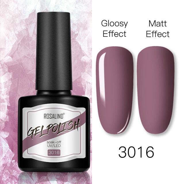 Shiny Womens Gel Nail Polish Permanent Painting Glossy Matte Effect For Manicure Nail Art Design For Womens and Girls