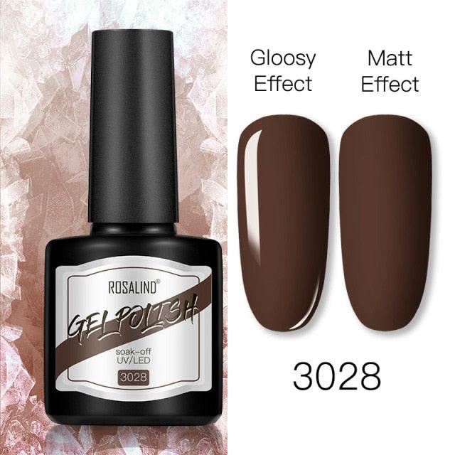 Shiny Womens Gel Nail Polish Permanent Painting Glossy Matte Effect For Manicure Nail Art Design For Womens and Girls