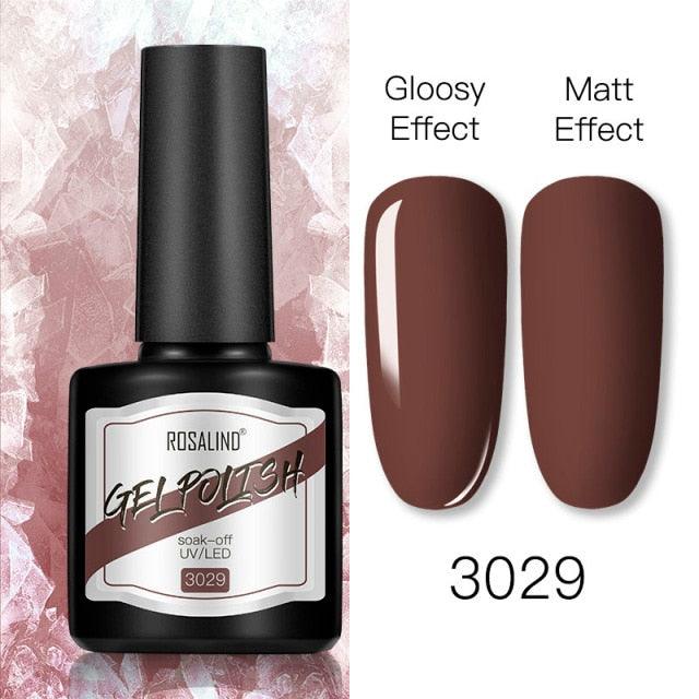 Shiny Womens Gel Nail Polish Permanent Painting Glossy Matte Effect For Manicure Nail Art Design For Womens and Girls
