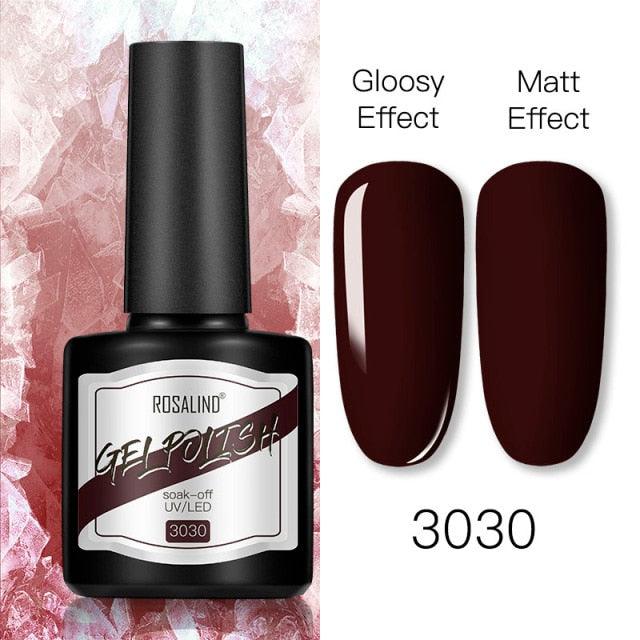 Shiny Womens Gel Nail Polish Permanent Painting Glossy Matte Effect For Manicure Nail Art Design For Womens and Girls