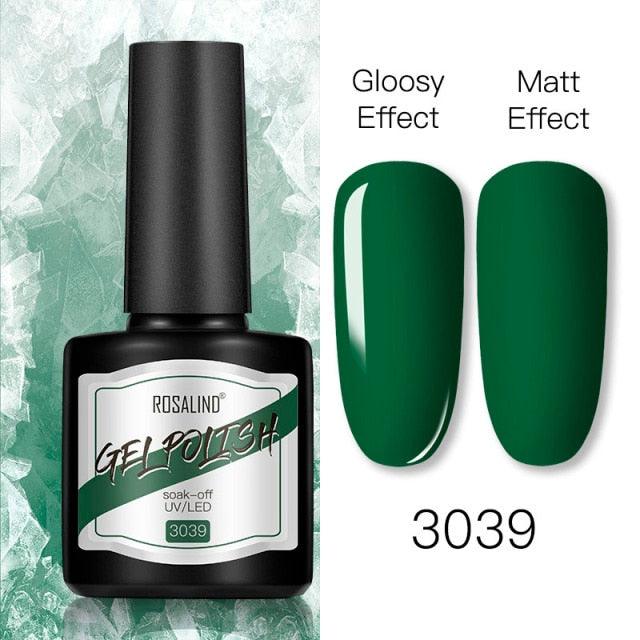 Shiny Womens Gel Nail Polish Permanent Painting Glossy Matte Effect For Manicure Nail Art Design For Womens and Girls