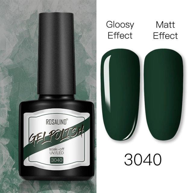 Shiny Womens Gel Nail Polish Permanent Painting Glossy Matte Effect For Manicure Nail Art Design For Womens and Girls