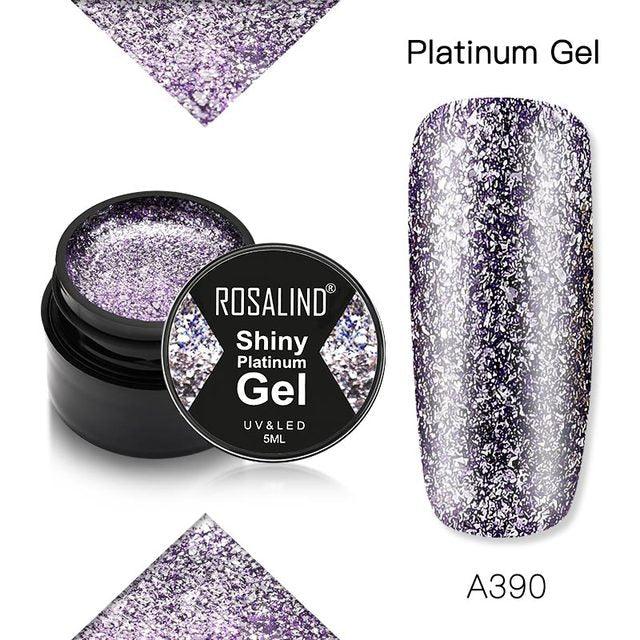 Luxury Modern Crystal Shiny Gel Nail Polish Painting Nails Art Design Diamond Manicure Gel Luxury Design For Women and Girls