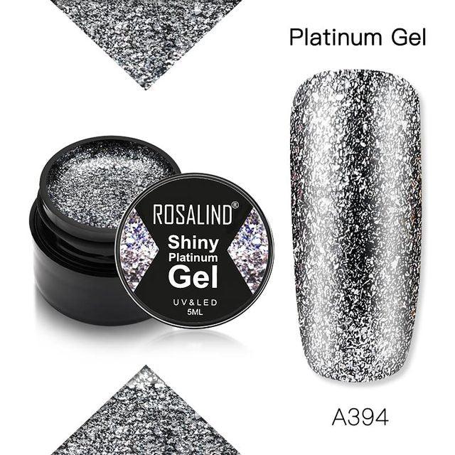 Luxury Modern Crystal Shiny Gel Nail Polish Painting Nails Art Design Diamond Manicure Gel Luxury Design For Women and Girls