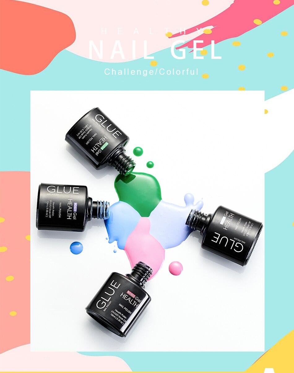 New Fashion Colorful Nail Gel Polish Glossy Matte High Effect Modern Manicure Design For Nails For Girls and Women