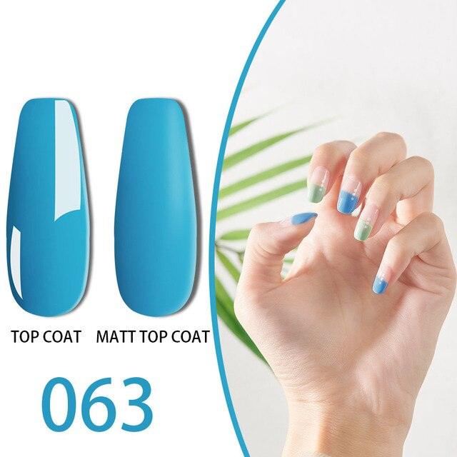 New Fashion Colorful Nail Gel Polish Glossy Matte High Effect Modern Manicure Design For Nails For Girls and Women