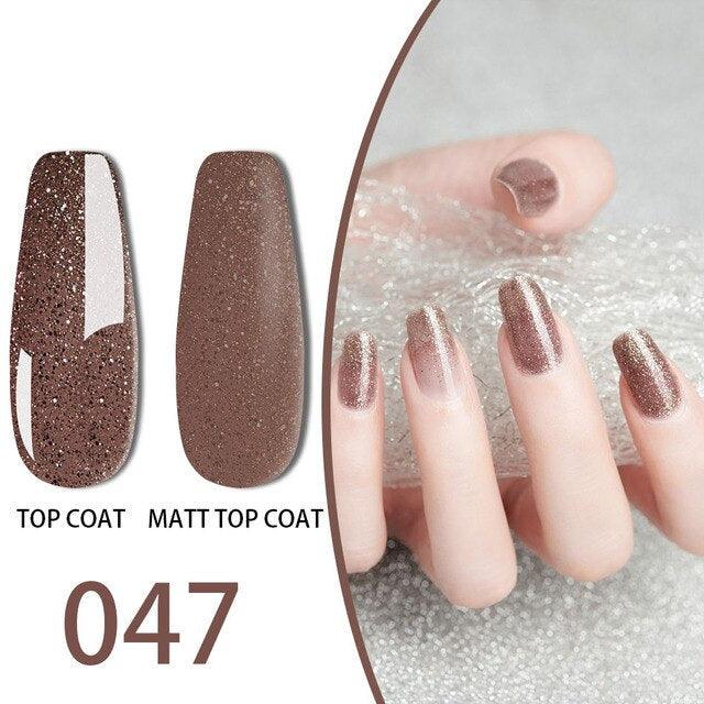 New Fashion Colorful Nail Gel Polish Glossy Matte High Effect Modern Manicure Design For Nails For Girls and Women