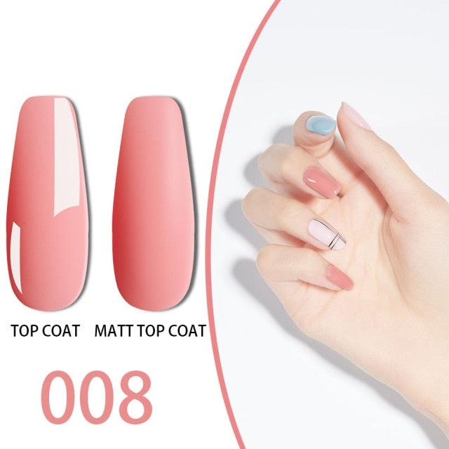 New Fashion Colorful Nail Gel Polish Glossy Matte High Effect Modern Manicure Design For Nails For Girls and Women