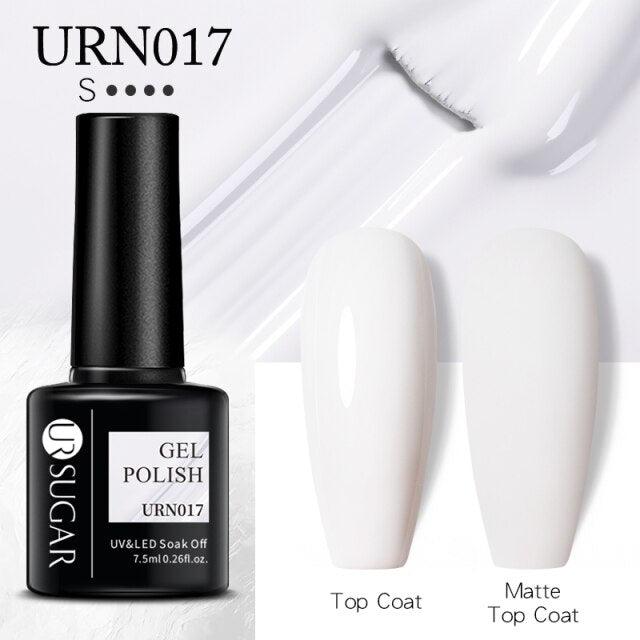 Matte Pink Blue Gel Nail Polish Semi Permanent LED Nail Art Design Elegant Warm Colors For Womens