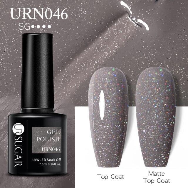 Matte Pink Blue Gel Nail Polish Semi Permanent LED Nail Art Design Elegant Warm Colors For Womens