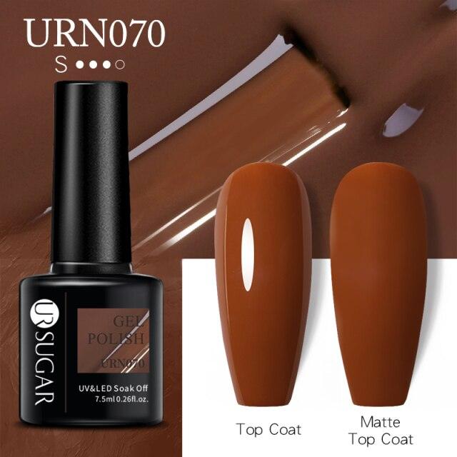Matte Pink Blue Gel Nail Polish Semi Permanent LED Nail Art Design Elegant Warm Colors For Womens