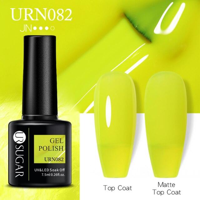 Matte Pink Blue Gel Nail Polish Semi Permanent LED Nail Art Design Elegant Warm Colors For Womens