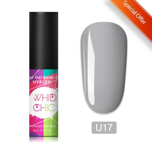 Matte Pink Blue Gel Nail Polish Semi Permanent LED Nail Art Design Elegant Warm Colors For Womens