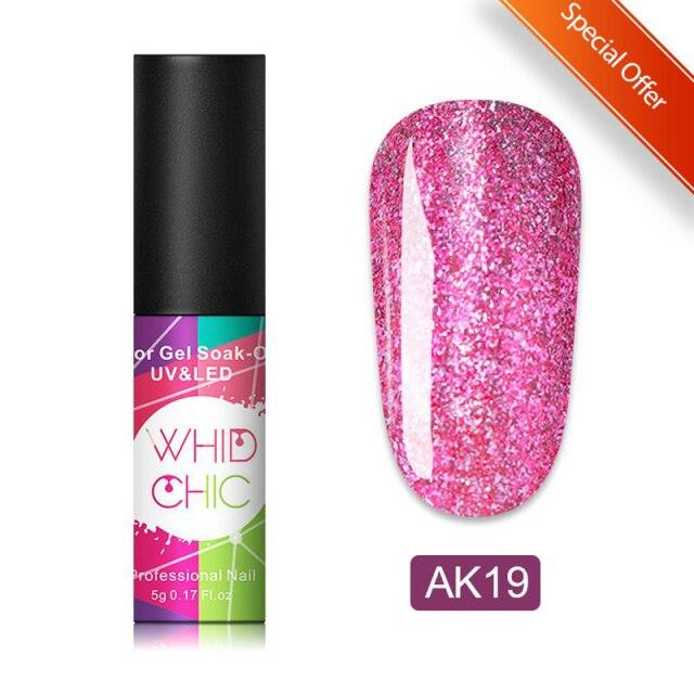 Matte Pink Blue Gel Nail Polish Semi Permanent LED Nail Art Design Elegant Warm Colors For Womens