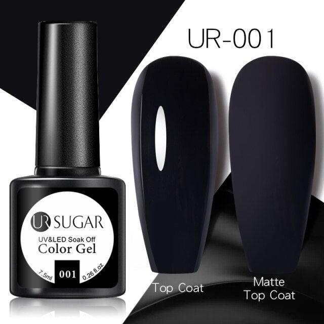Brown Blue Gel Nail Polish UV LED Autumn Winter Series Matte And Glossy Colors Elegant Stylish Design For Womens