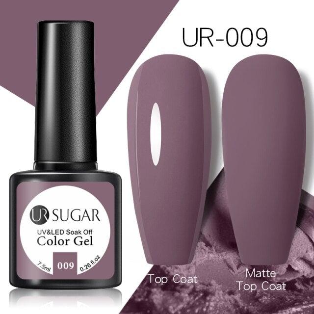 Brown Blue Gel Nail Polish UV LED Autumn Winter Series Matte And Glossy Colors Elegant Stylish Design For Womens