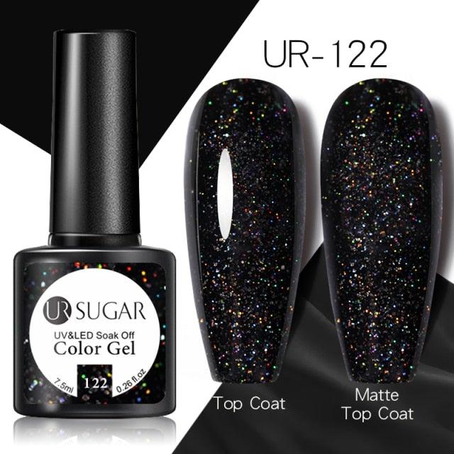 Brown Blue Gel Nail Polish UV LED Autumn Winter Series Matte And Glossy Colors Elegant Stylish Design For Womens