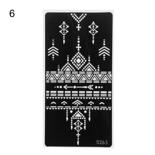 Fashion Women's Tattoo For Arm Temporary Body Paint Sticker Luxury Design For Wedding Party