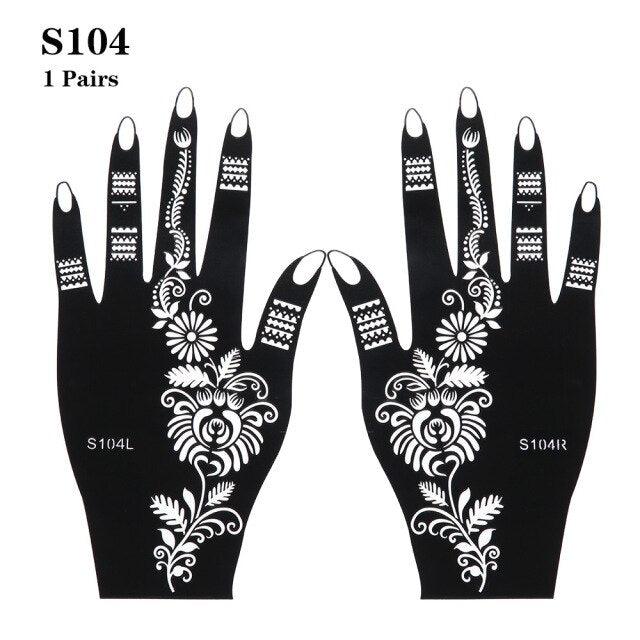 Fashion Women's Tattoo For Arm Temporary Body Paint Sticker Luxury Design For Wedding Party