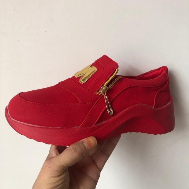 Women Elegant Sneakers Thick Bottom Women Casual Shoes Athletic Road Running Mesh Breathable Casual Sneakers Lace Up Comfort Sports Sneakers