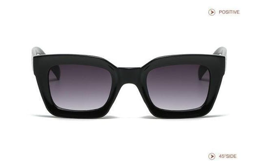 Men Black Business Design Sunglasses Stylish Retro Square Shape Attractive Summer Sunglasses For Men Elegant Design Eyeglasses For Men/Women Vintage Style Glasses For Men Anti Blue Light Eyeglasses Fashion Glasses